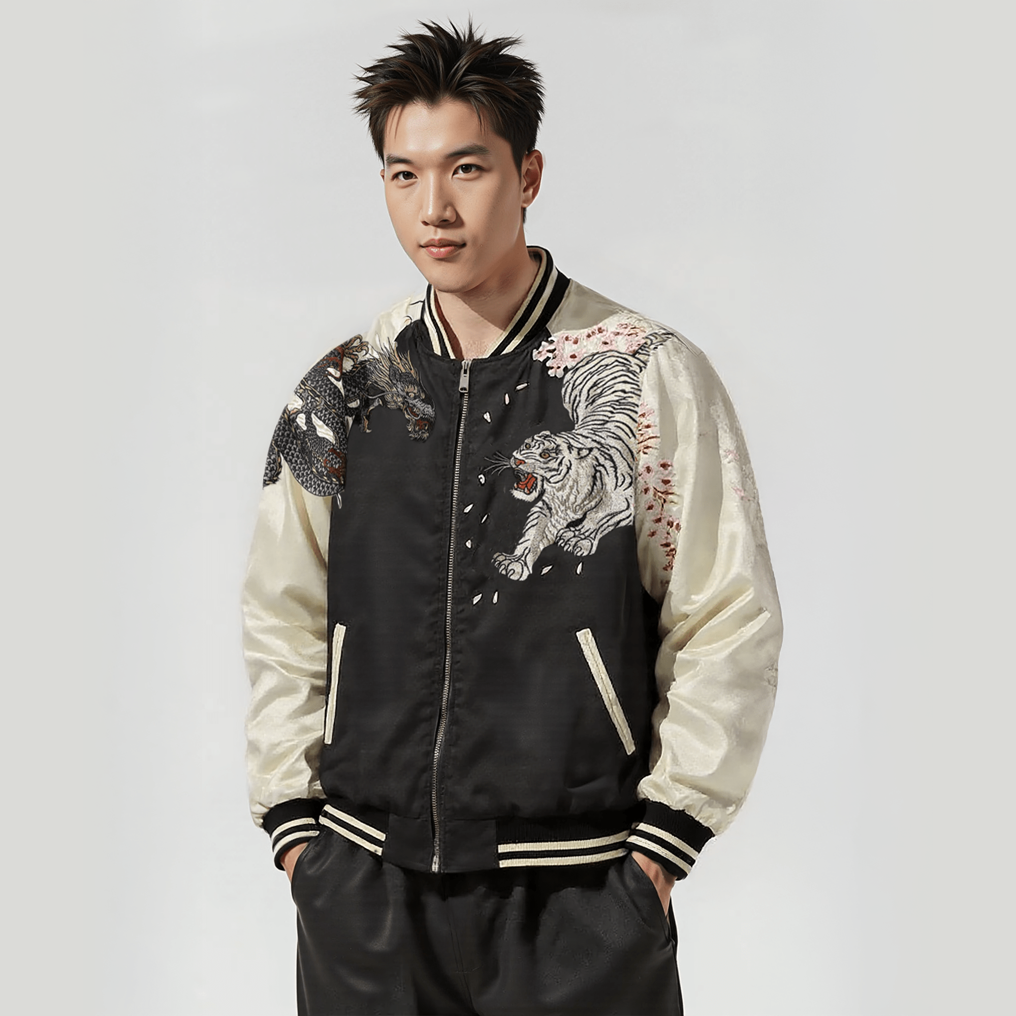 Tsubasa - Veste brodée de style Sukajan
