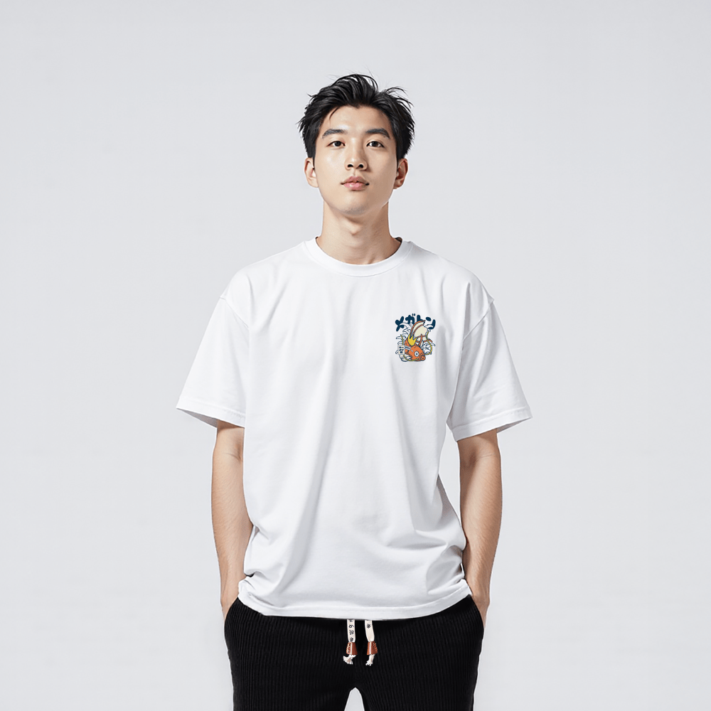 Koi - T-shirt japonais oversize