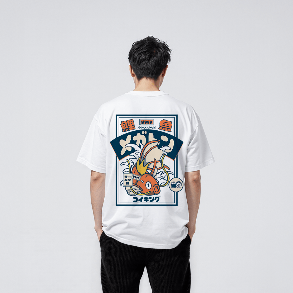 Koi - T-shirt japonais oversize