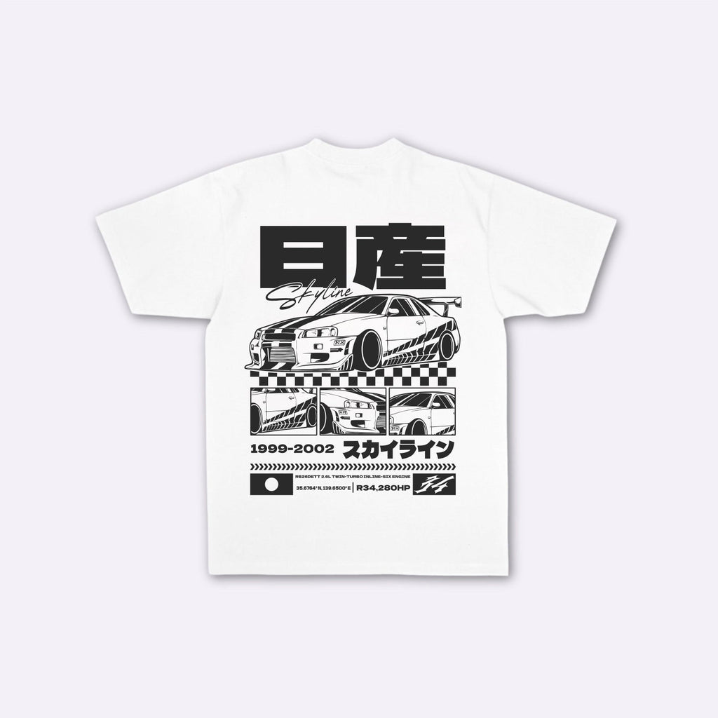 Skyline - T-shirt japonais oversize