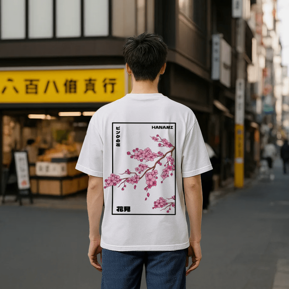 Hanami - T-shirt japonais oversize