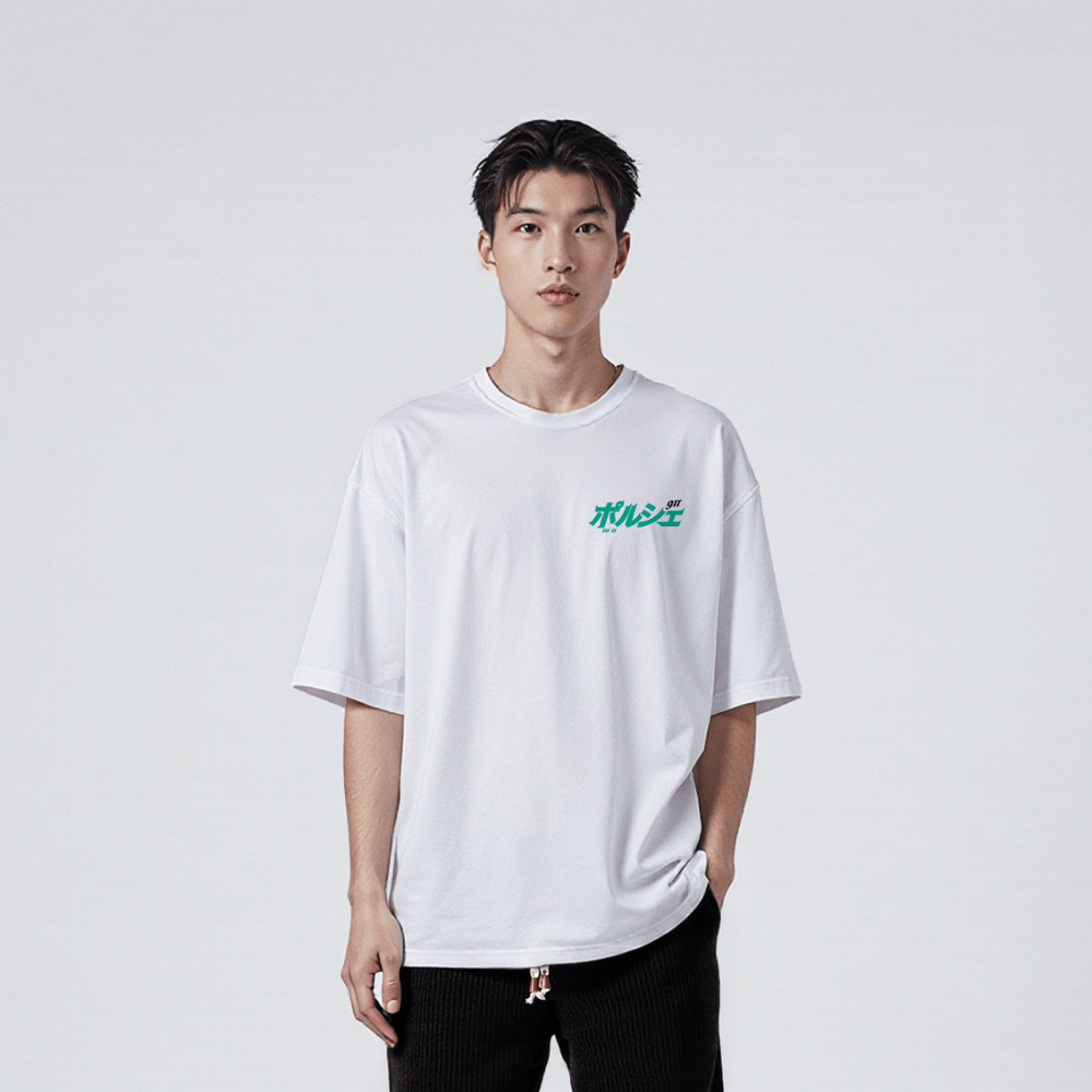 911 - T-shirt japonais oversize