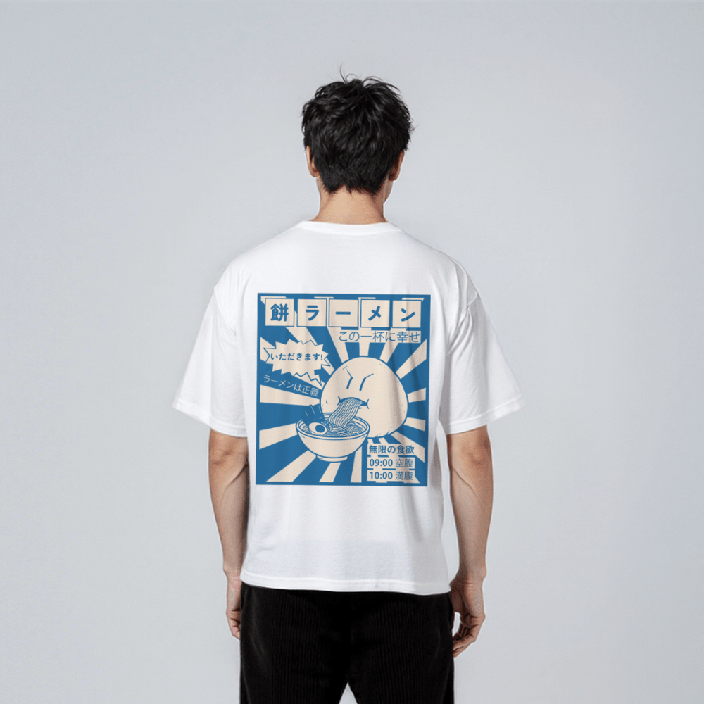 Mochi Crisis - T-shirt japonais oversize