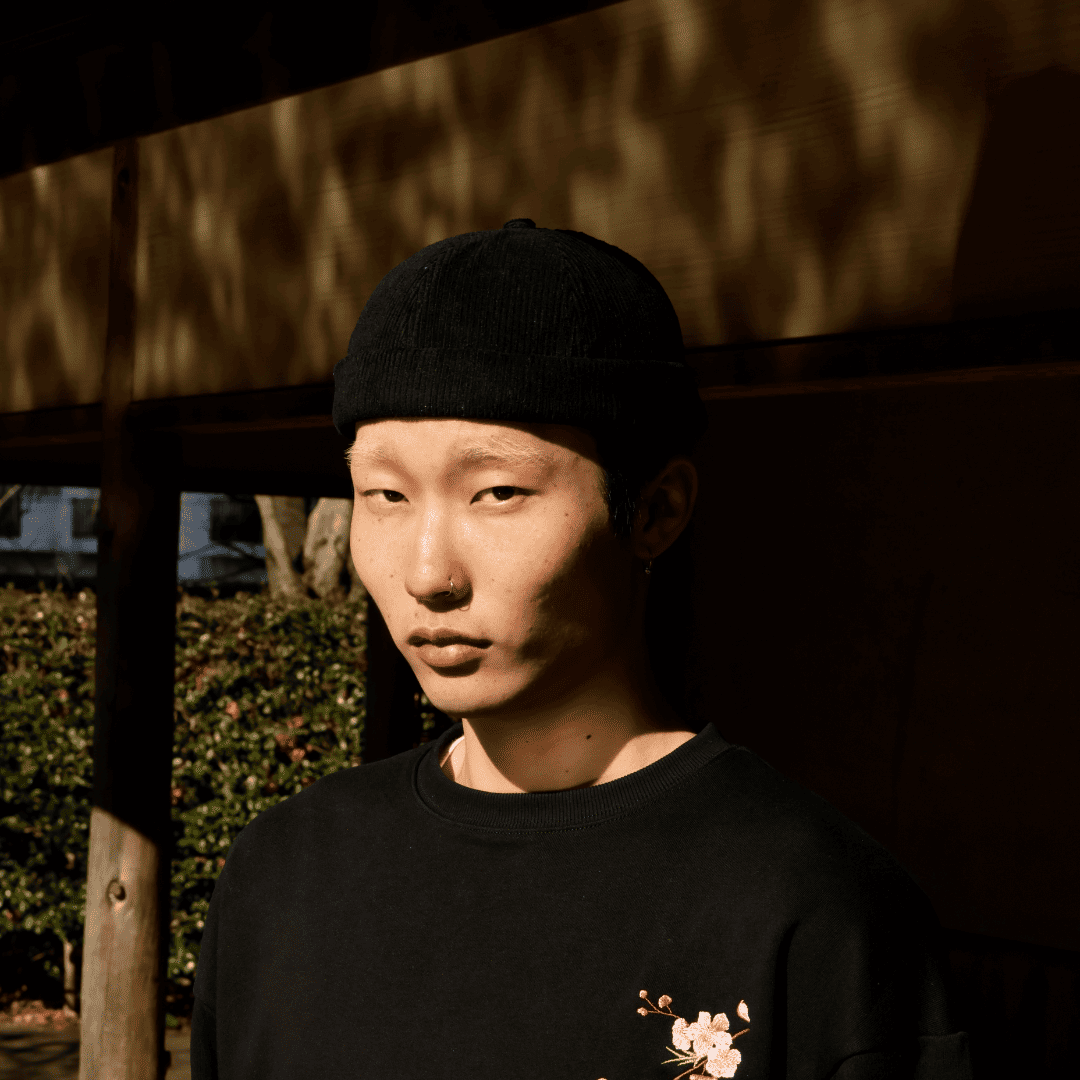 Tsuna - Bonnet japonais en velours côtelé