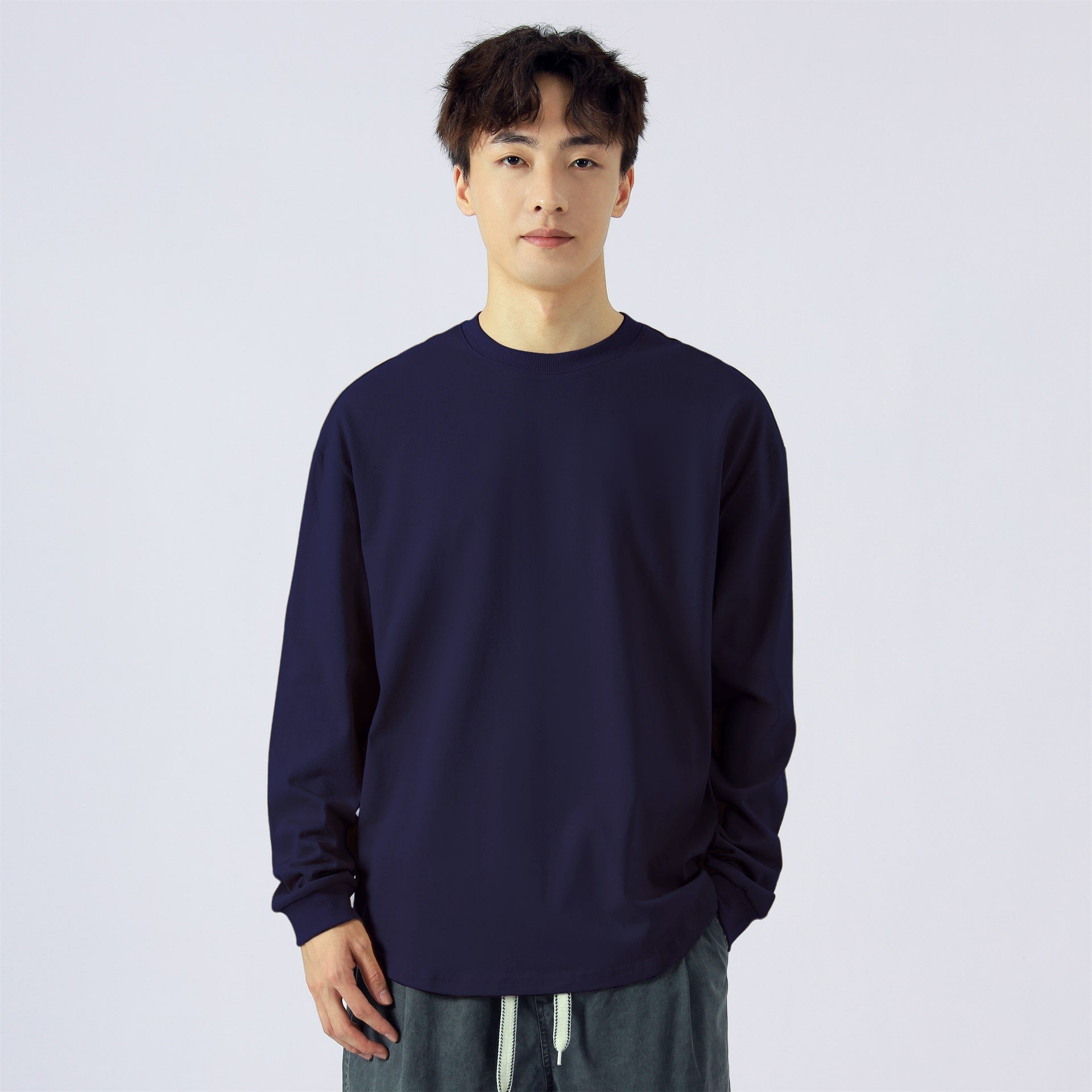 Takayama - T-shirt oversize à manches longues (260GSM)