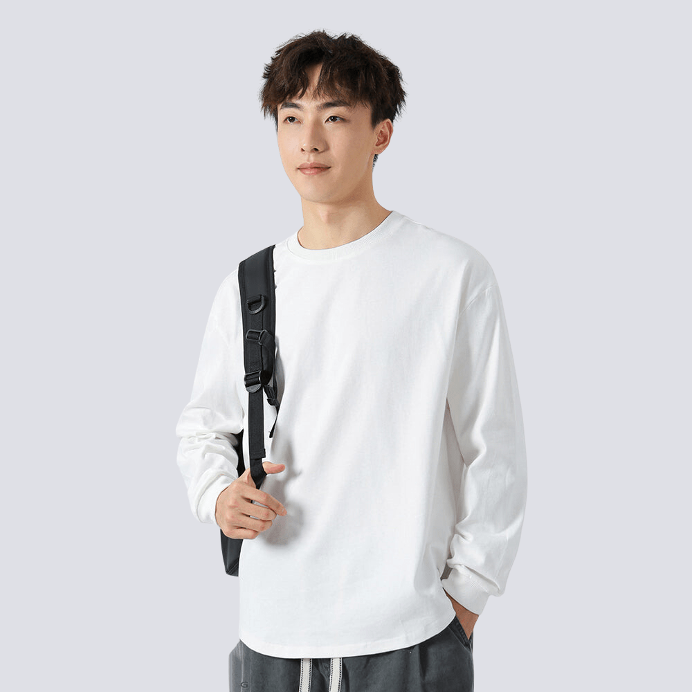 Takayama - T-shirt oversize à manches longues (260GSM)