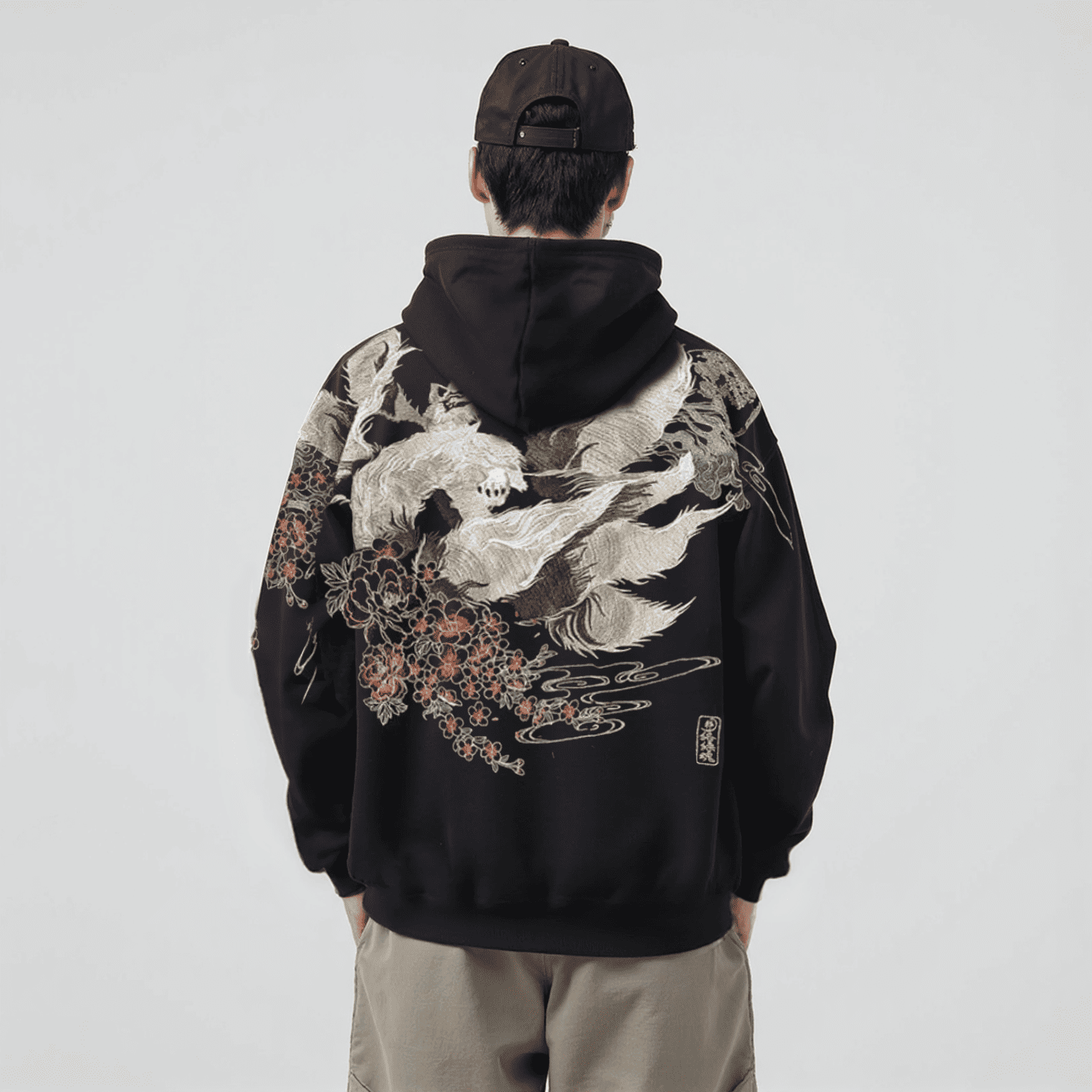 Ookami - Hoodie brodé