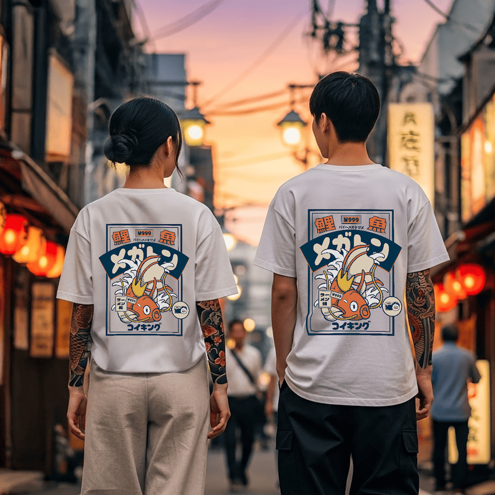 Koi - T-shirt japonais oversize