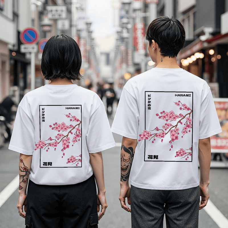 Hanami - T-shirt japonais oversize